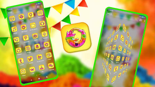 Holi Theme Launcher screenshot 2