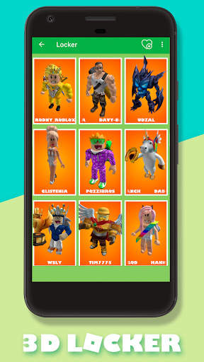 Roblox Skins Locker - Free Robux 3D Gallery Avatar screenshot 5