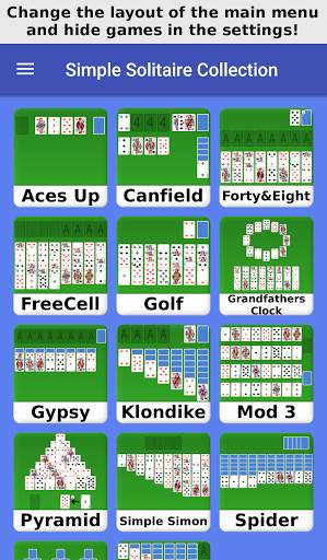 Solitaire Collection - Bunch of 16 Solitaire Games screenshot 1