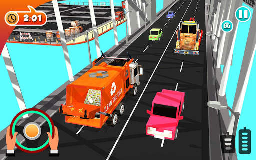 Urban Garbage Truck Driving - Waste Transporter screenshot 15