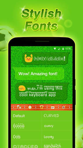 Soccer Keyboard Theme - Funny Emoji & Gif screenshot 3