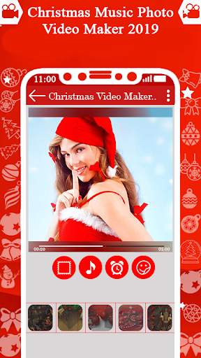 Christmas Music Photo Video Maker 2019 screenshot 3