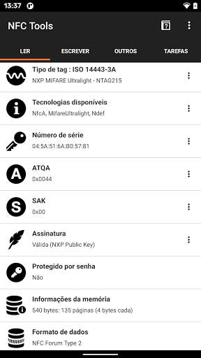 NFC Tools screenshot 1