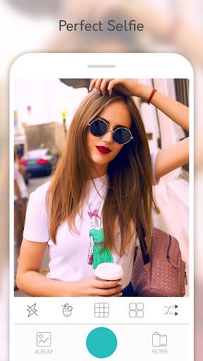 Sweet Camera Selfies Face Filters - Selfie Editor screenshot 1