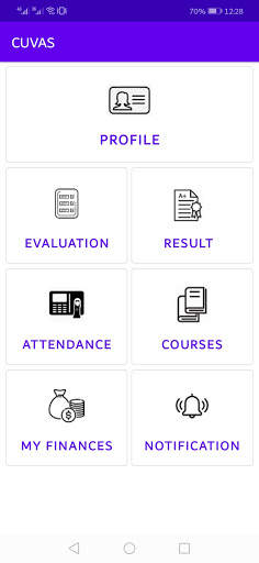 CUVAS Students Portal screenshot 2