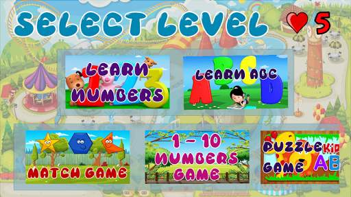 Education Games for Kids - Alphabets and Numbers 2 تصوير الشاشة