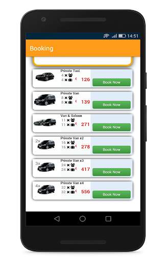 NavetteExpress : Airport shuttle service CAB screenshot 4