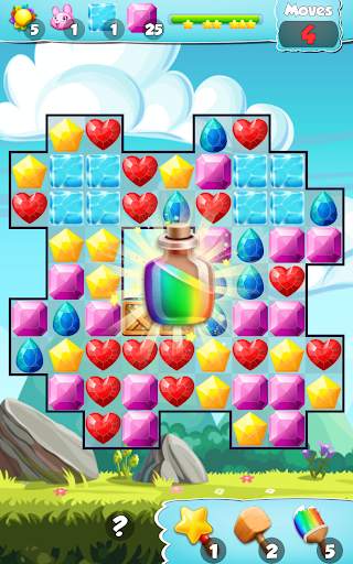 Jewels Gems Quest - Match 3 Game screenshot 1