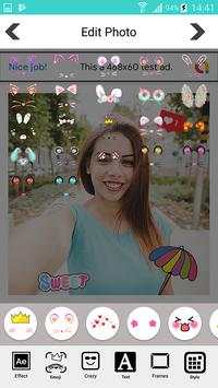 Candy selfie camera - snappy photo screenshot 5