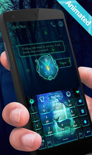 Deep Forest GO Keyboard Animated Theme screenshot 6