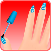 christmas nails games icon