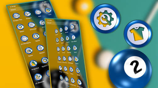 Pool Ball Launcher Theme screenshot 2