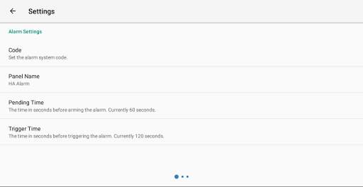 MQTT Alarm Control Panel 13 تصوير الشاشة