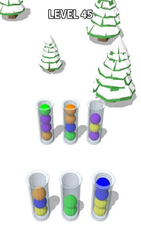 Color Sort:головоломка с мячом скриншот 7