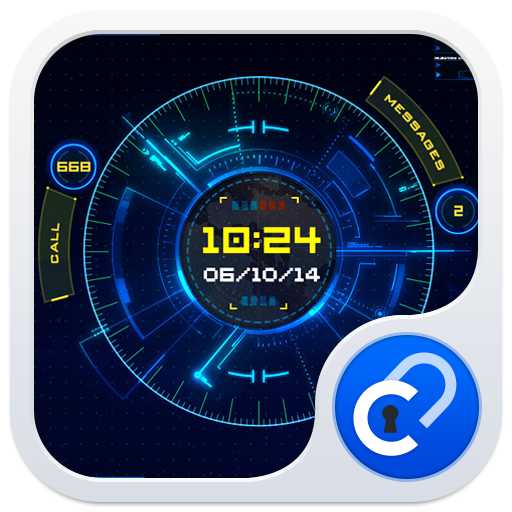Pop Locker Technology Theme icon