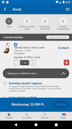 Praktiker Magyarország screenshot 5