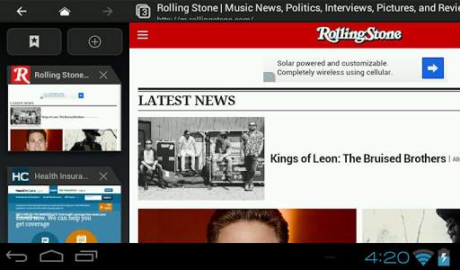 Falcon Web Browser For Google! screenshot 1