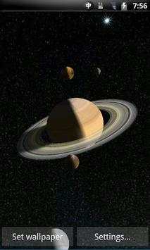 Solar System 3D Wallpaper Lite screenshot 1