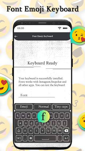 Emoji Font Keyboard-Fancy Keyb screenshot 2