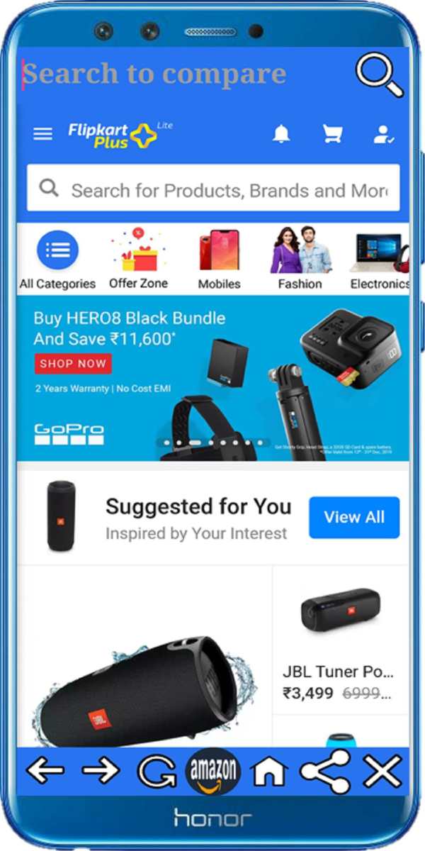 Flipzone Two in One Online Shopping App screenshot 1