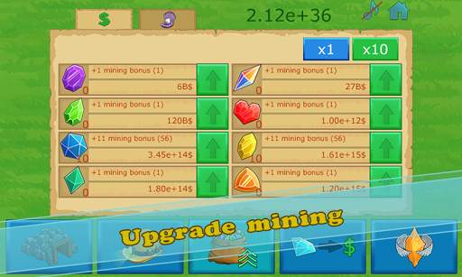Idle Gold gem clicker स्क्रीनशॉट 3