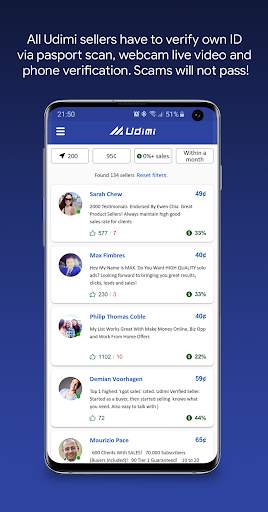 Udimi - Buy Solo Ads screenshot 2