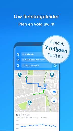 Bikemap – Jouw Fietskaart & GPS Navigatie screenshot 1