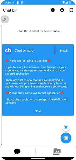 Chat Bin(Recover deleted chat) screenshot 1