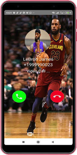 LeBron James Fake video call screenshot 5