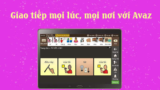 Ứng dụng Avaz Tiếng Việt cho giao tiếp. screenshot 13