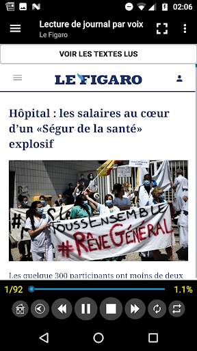 Lecture de journal par voix screenshot 5