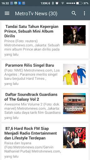Berita Musik screenshot 2