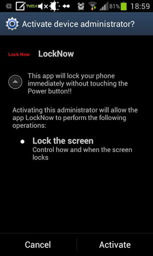 Lock Screen Now screenshot 1