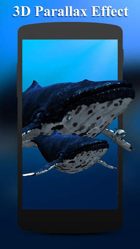 3D Sea Fish Live Wallpaper HD screenshot 1