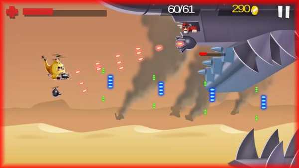 Helicopter sky fighting screenshot 2