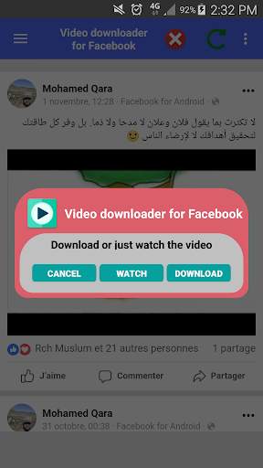 Video downloader for Facebook screenshot 3