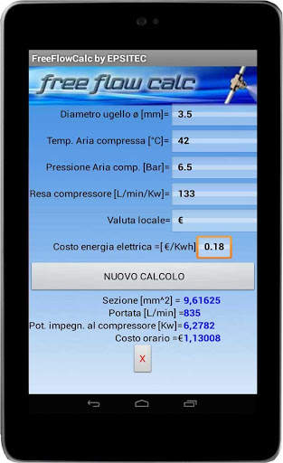 Free Flow Calc screenshot 4