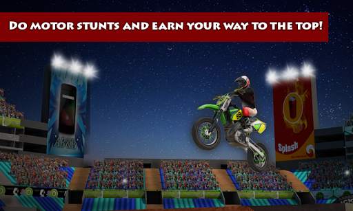 3D Motor Bike Stunt Mania screenshot 1