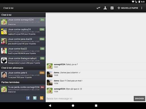 Wordfeud screenshot 2