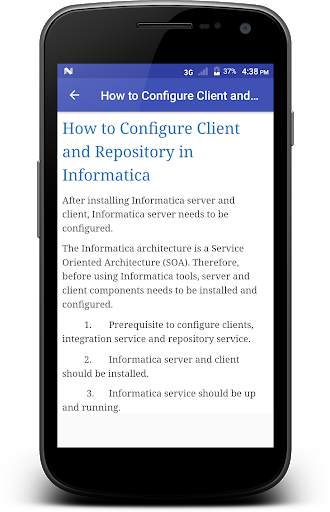 Informatica Powercenter Data Integration 5 تصوير الشاشة
