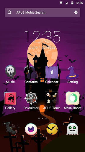 Halloween Night theme for APUS screenshot 1