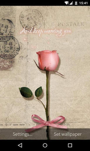 Rose And Poetry Live Wallpaper screenshot 6