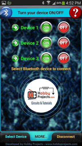 Bluetooth 3 Relays Control Pro screenshot 1