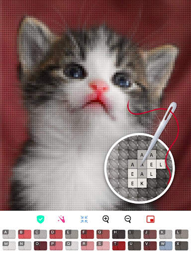 Color by Letter: Sewing game screenshot 9