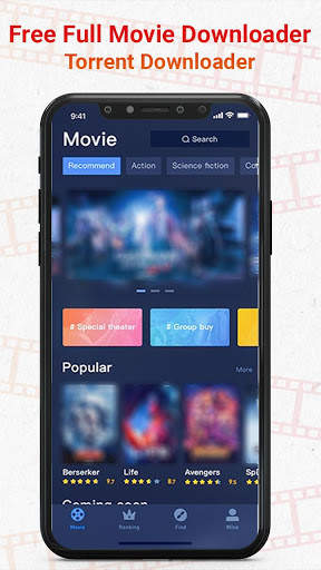Free Full Movie Downloader  Torrent Downloader screenshot 1