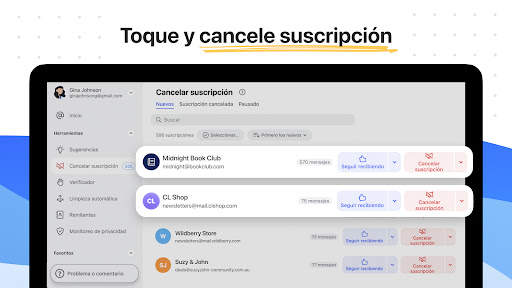 Clean Email - Ordene Recibidos screenshot 10