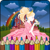 Princess Coloring Book icon