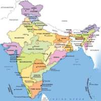 India Map with Capitals icon