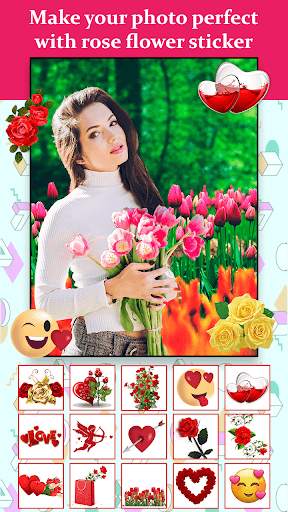 Rose Flower Background Photo Maker screenshot 5