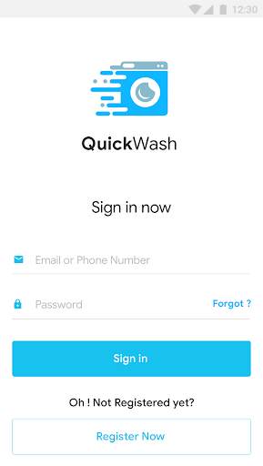 Laundry User - Template screenshot 1